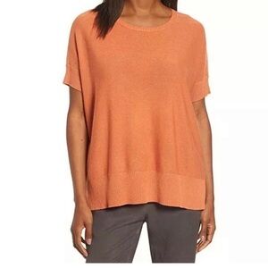 Eileen Fisher Burn Orange Top